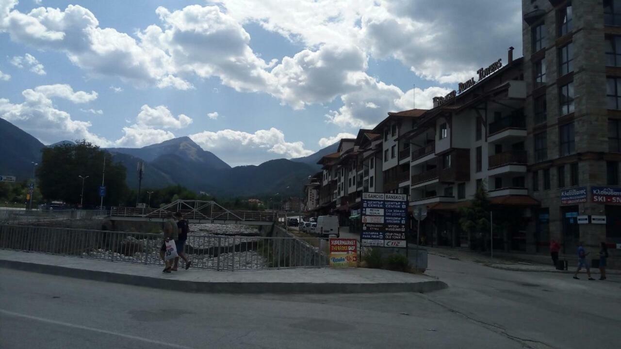 Apartman U Kompleksu Royal Towers Bansko Exteriör bild